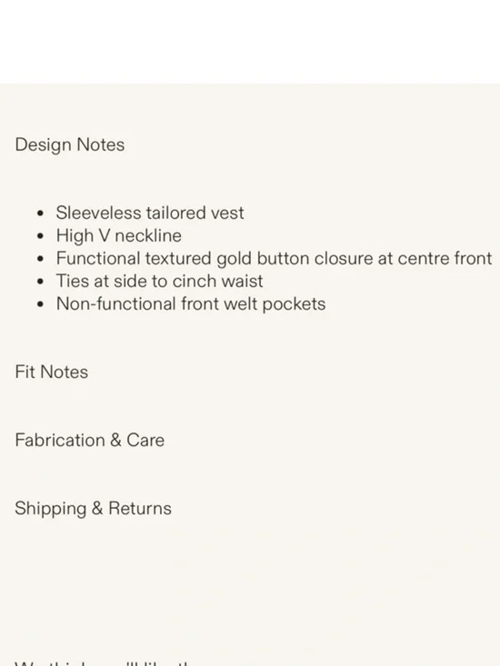 DISSH Sonny Clover Tailored Vest - Picture 6 of 6